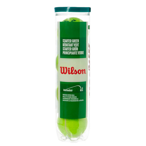 Мяч теннисный WILSON STARTER GREEN (4 мяча)